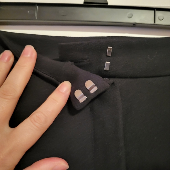 Skinny black pants with side piping - Picture 5 of 6
